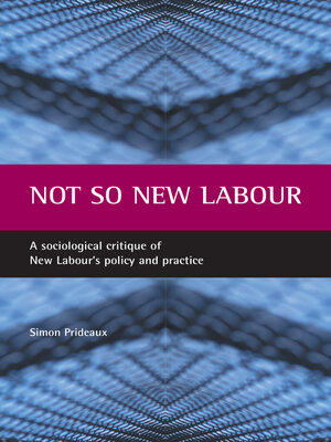cover image of Not so New Labour